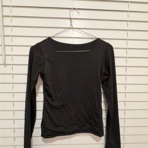 Black Long Sleeve Women's Top